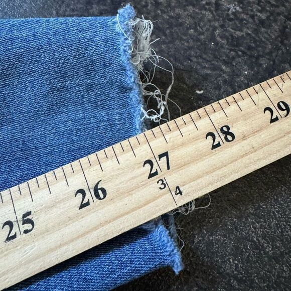 Universal Thread Women's High-Rise Skinny Fit Ripped Denim Jeans Blue Size 0/25 - Picture 13 of 16